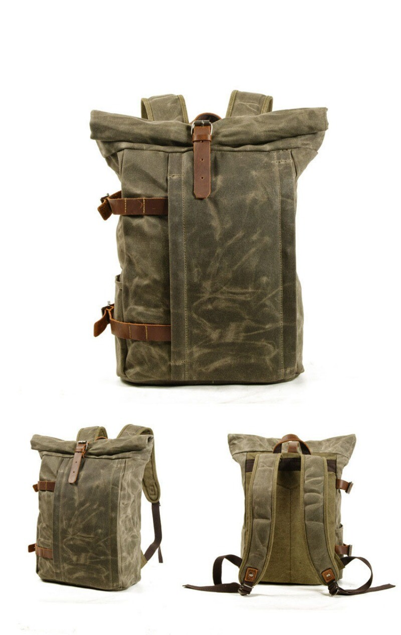 Men Large Capacity Outdoor Mountaineering Waterproof Travel Bag Casual Backpack