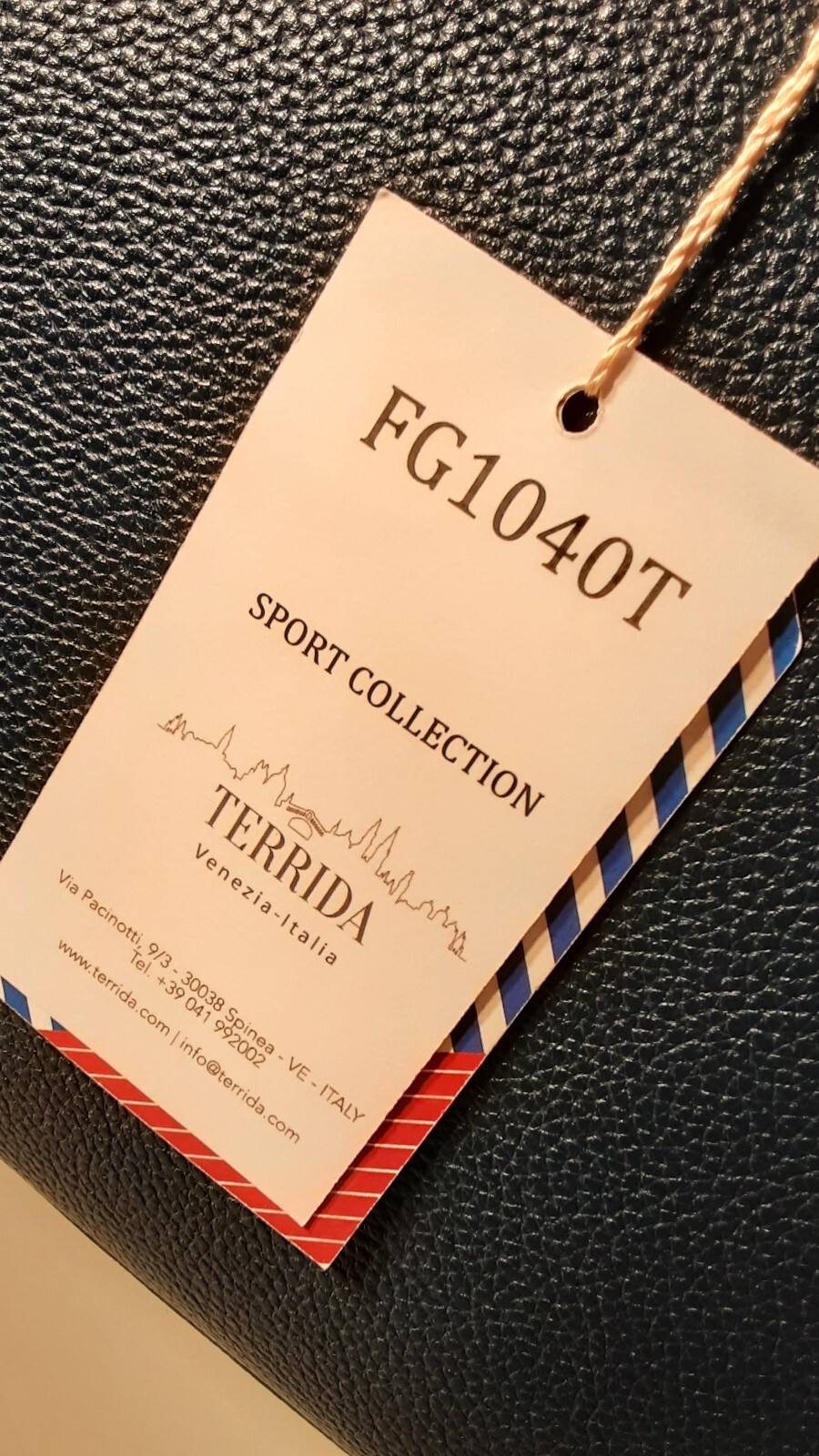 NWT TERRIDA Lightning Atleta Sport Collection Bag Made in Italy