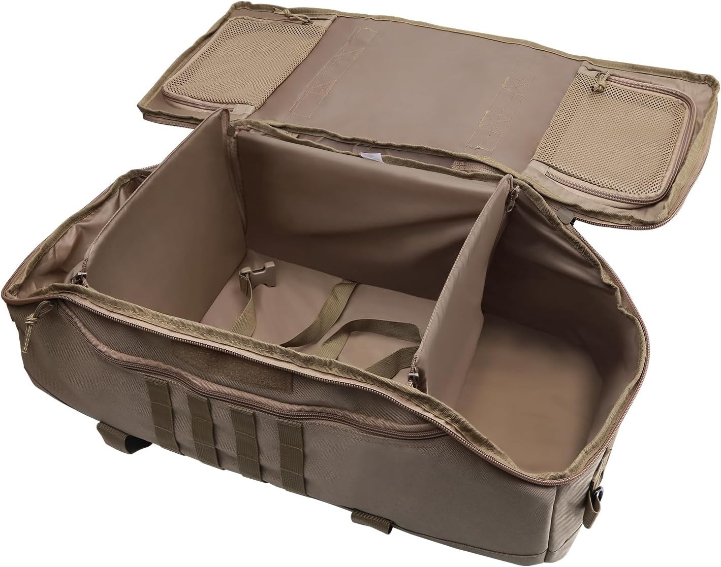 55L Large Duffle Bag, 3-In-1 Tactical Backpack MOLLE Pack for Gym, Sports, Outdo