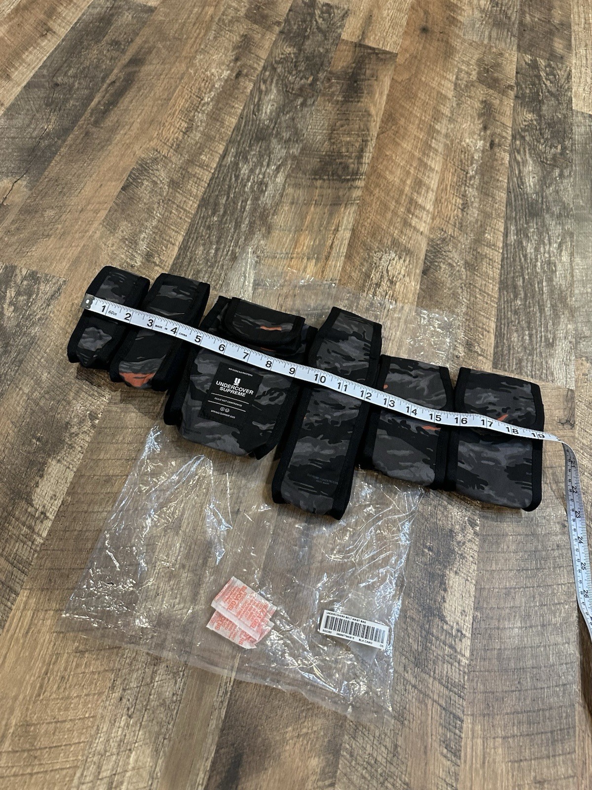 Supreme x Undercover Belt Waist Bag SS23 Black Camo Anti War