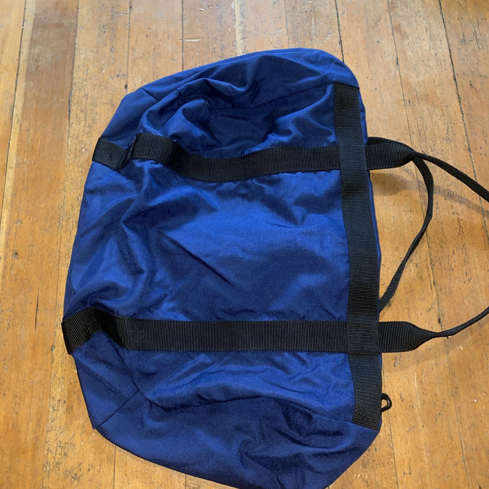 USA Made Medium Duffle Bag Blue Travel Gym Canvas Made In USA