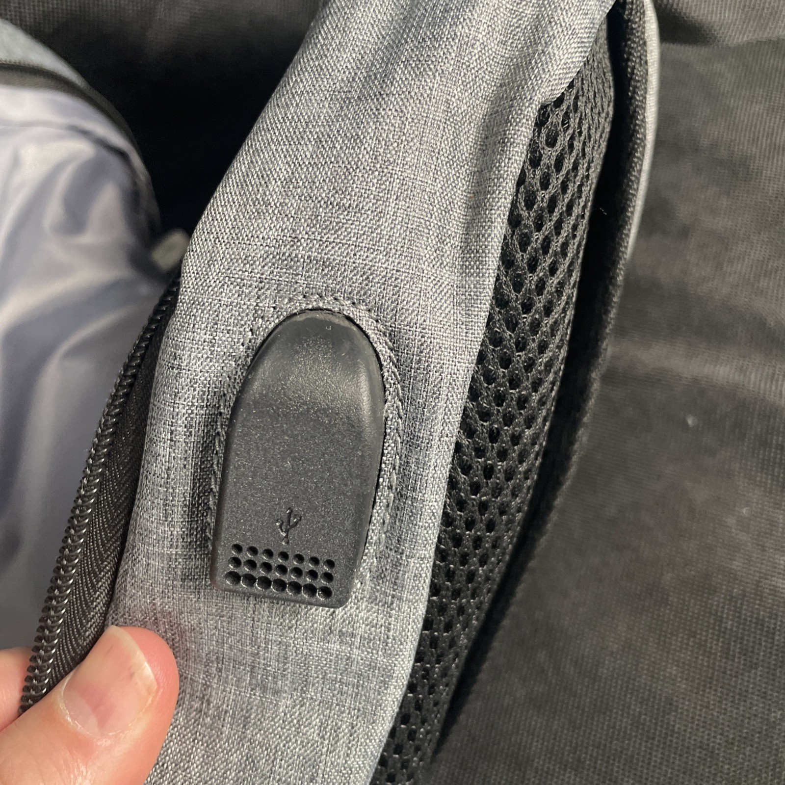 🔥GOOD Augar Backpack with Laptop Sleeve Pocket, 17 x 12in Gray, Oxford Cloth🔥