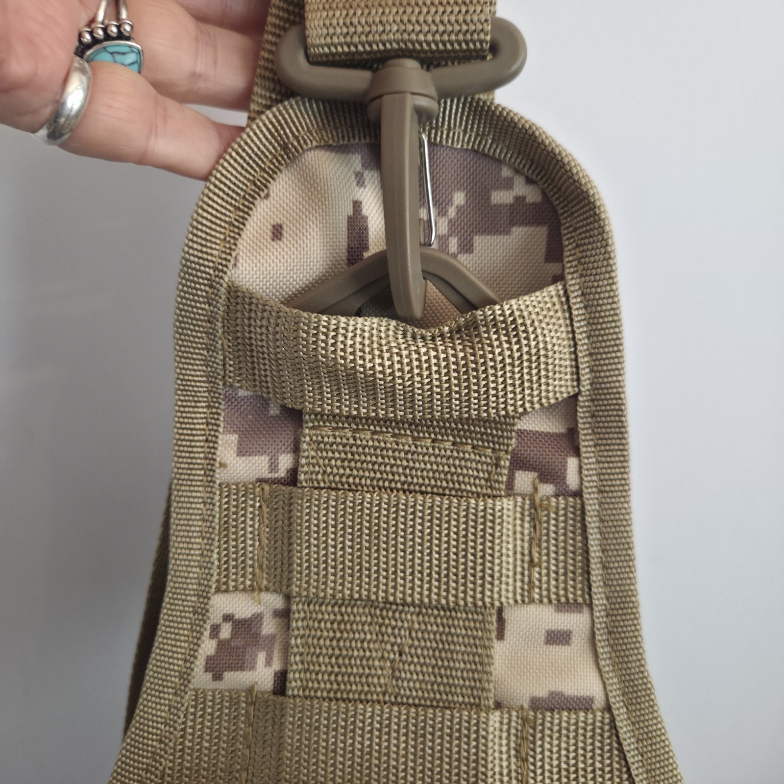 East West USA Tactical Shoulder Sling Trail Walker Utility Bag RTC517 Desert Cam