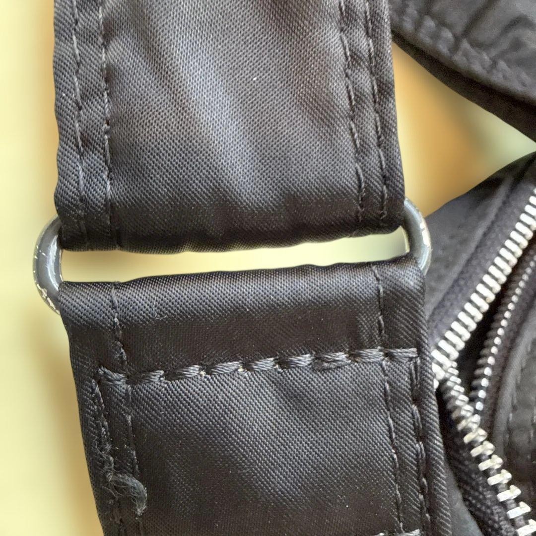 PORTER Yoshida 2Layer Shoulder Bag L Crossbody Black MADE IN Japan Authentic