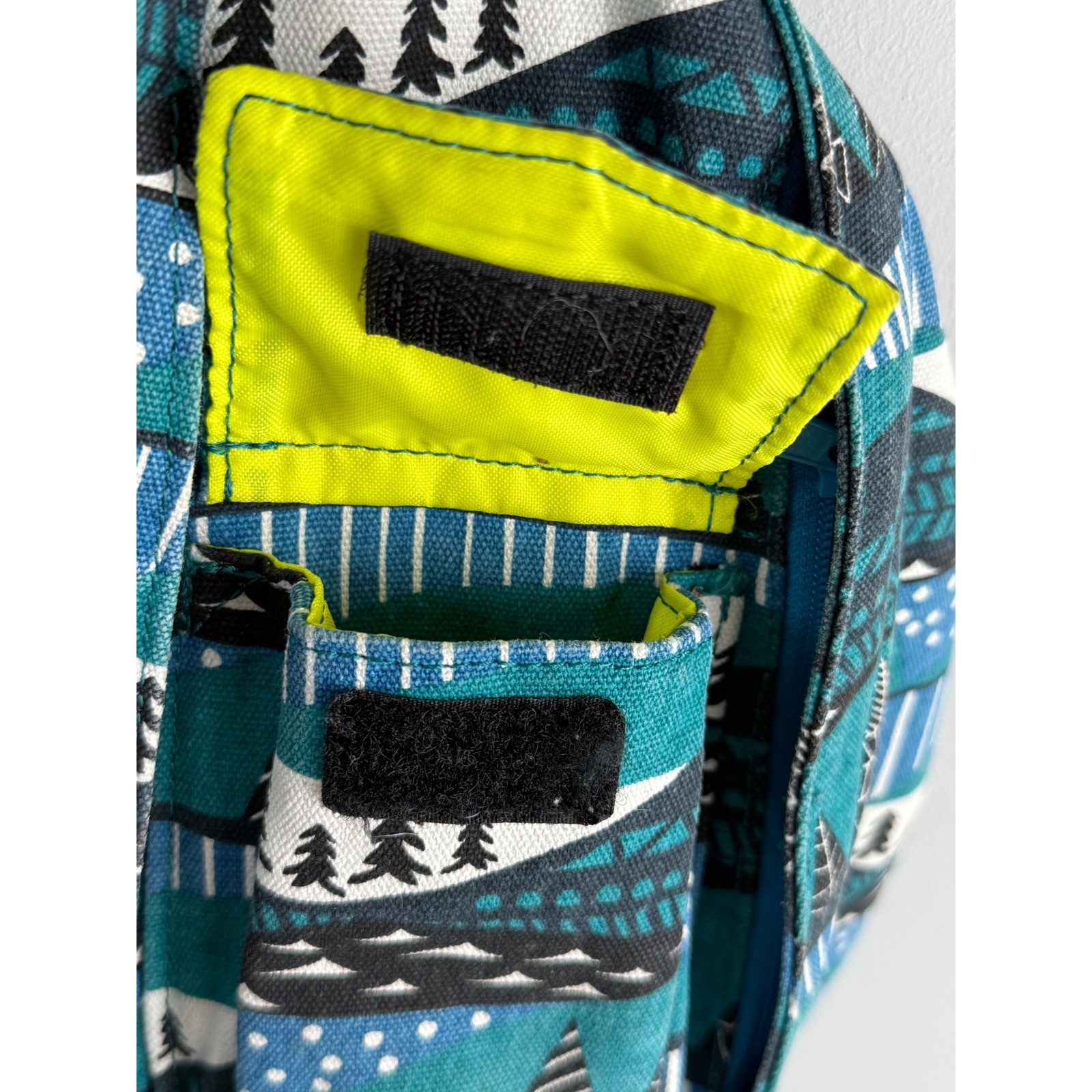 KAVU Teal Rope Bag Sling Backpack Unisex OS Outdoors Festival Concert Hiking