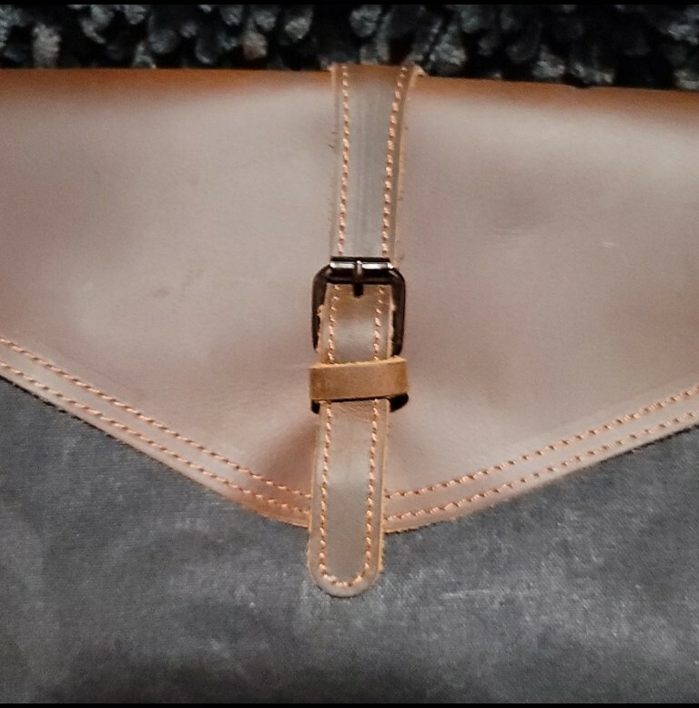 Mens Ipad, Personals, Wrist or Shoulder Strap Leather and Waterproof Canvas Bag