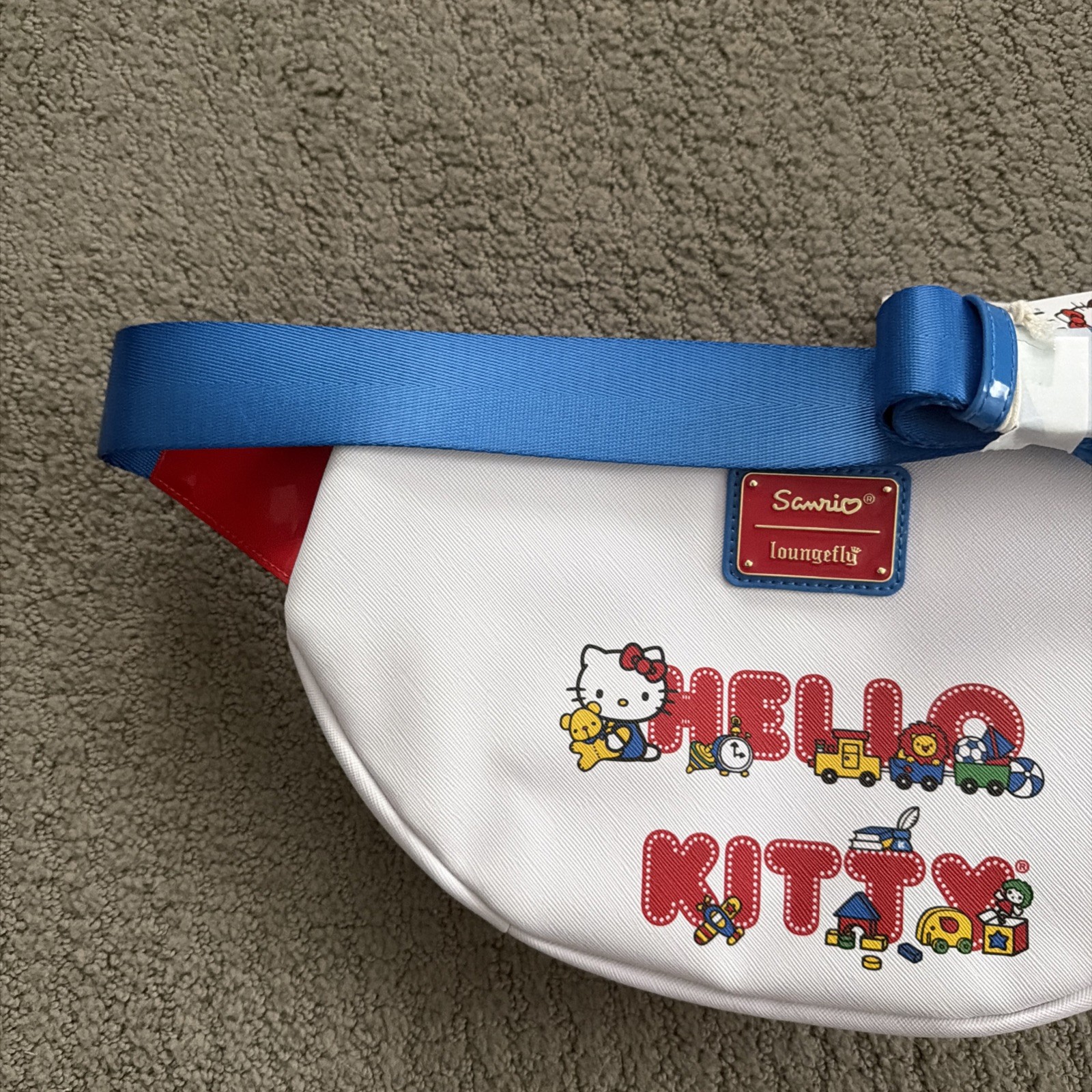 Hello Kitty 50Th Anniversary Body Bag Lounge Fly Sanrio Puroland