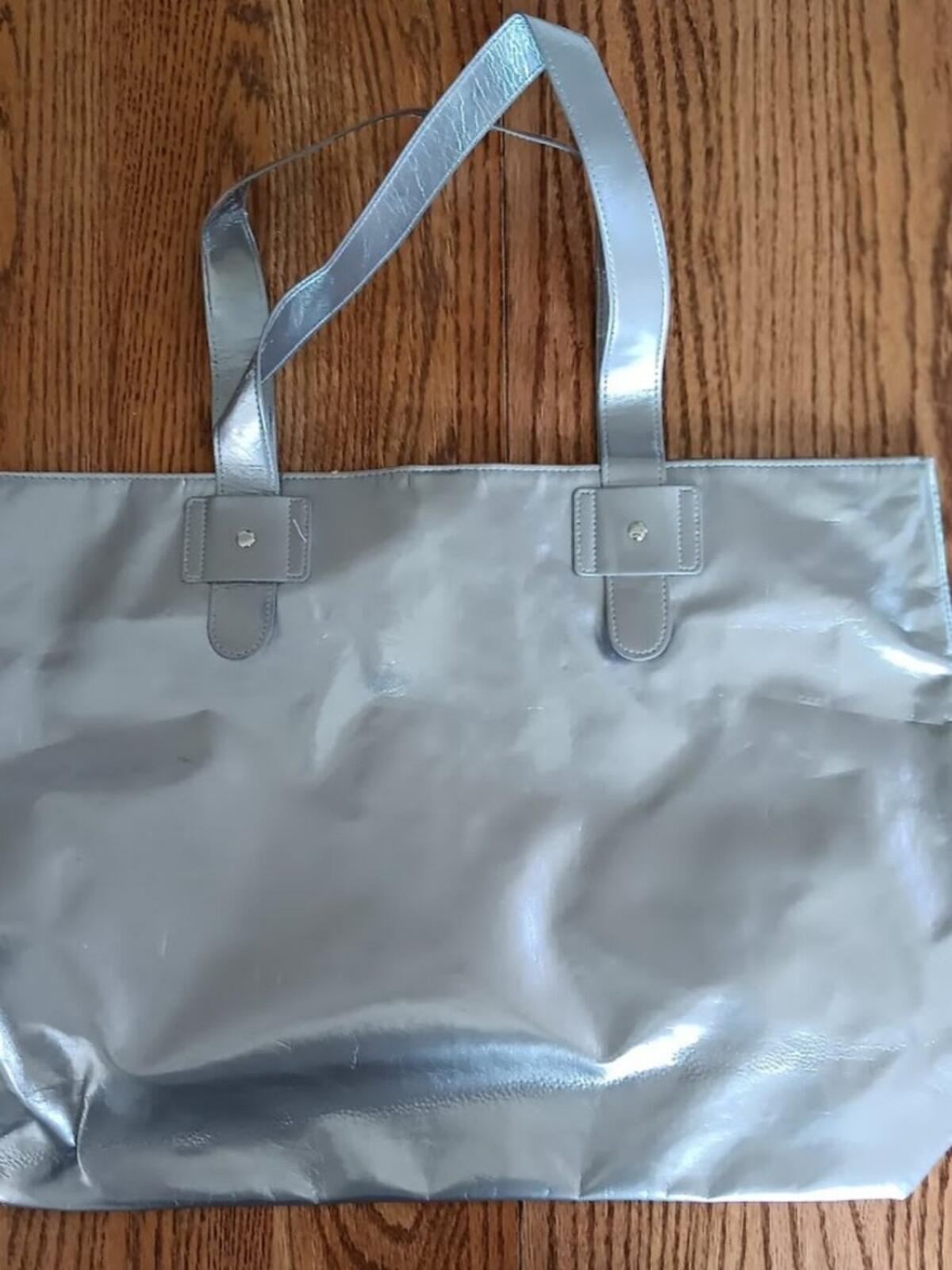 DKNY Silver Tote Bag