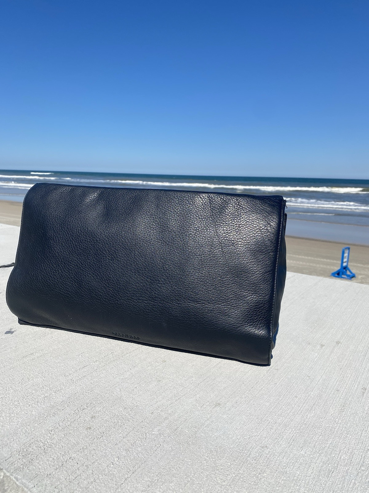 Levenger Leather Bag Portfolio Attache Made In Spain Briefcase Envelope Unisex
