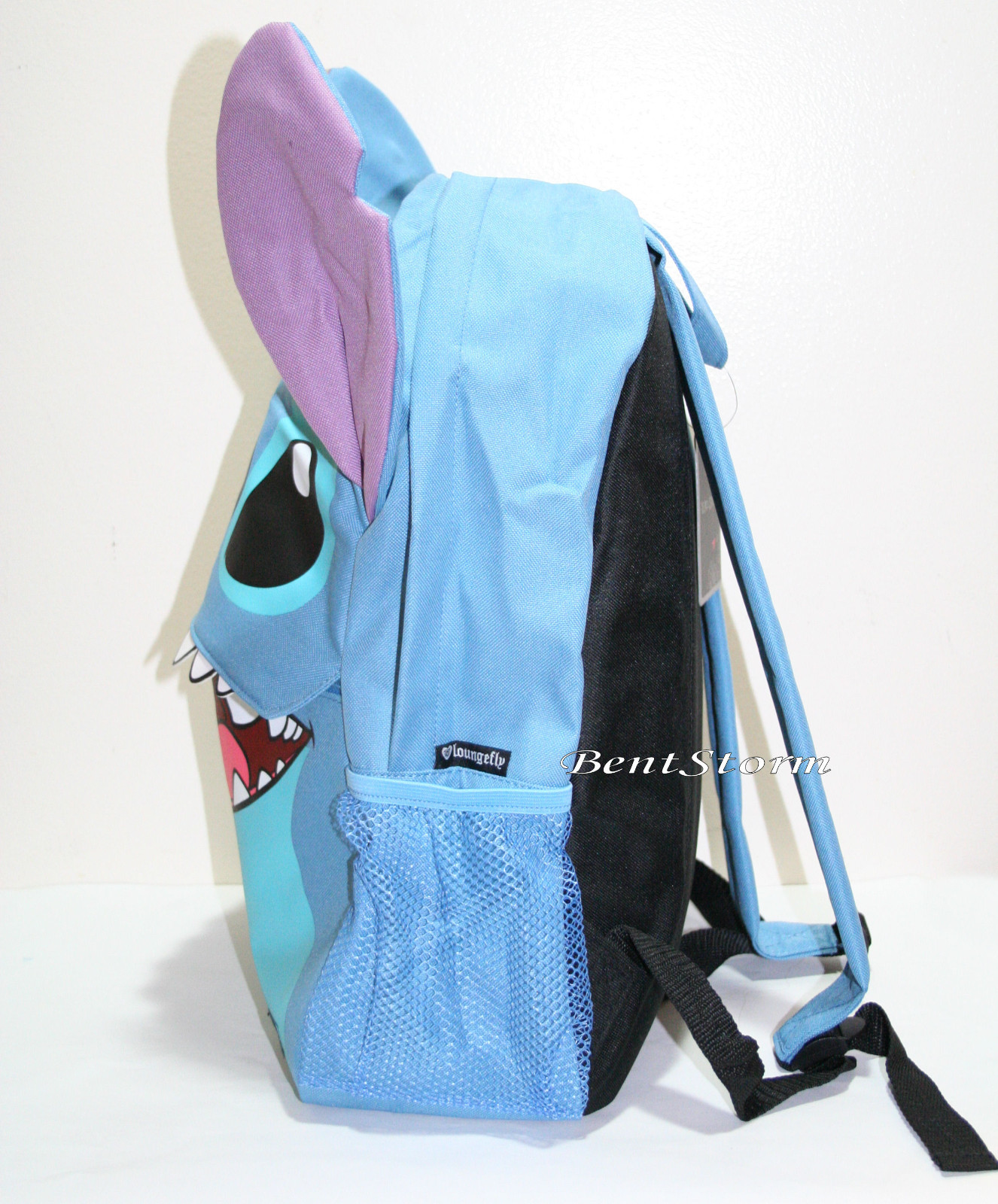 2016 Disney Loungefly Lilo & Stitch FACE Teeth Ears Backpack School Book Bag NEW