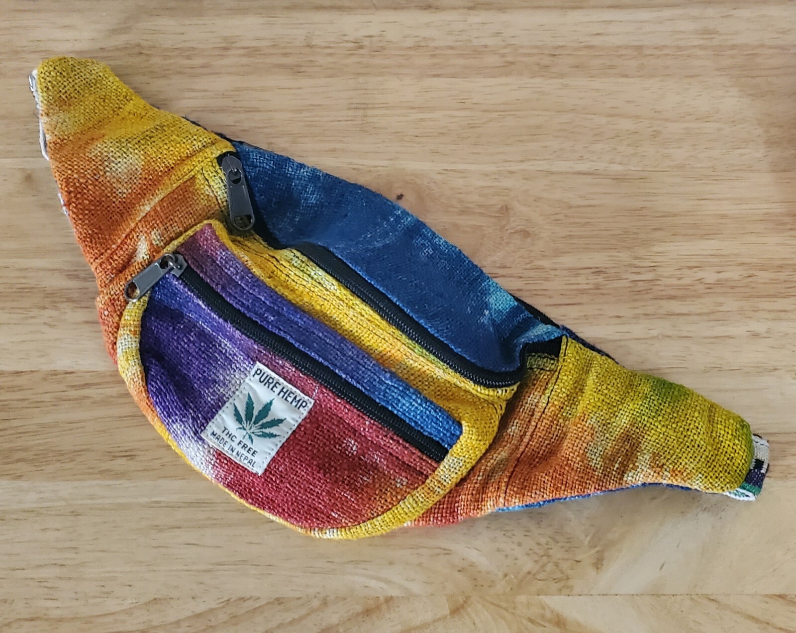 Tie Dye Hemp Fannypack