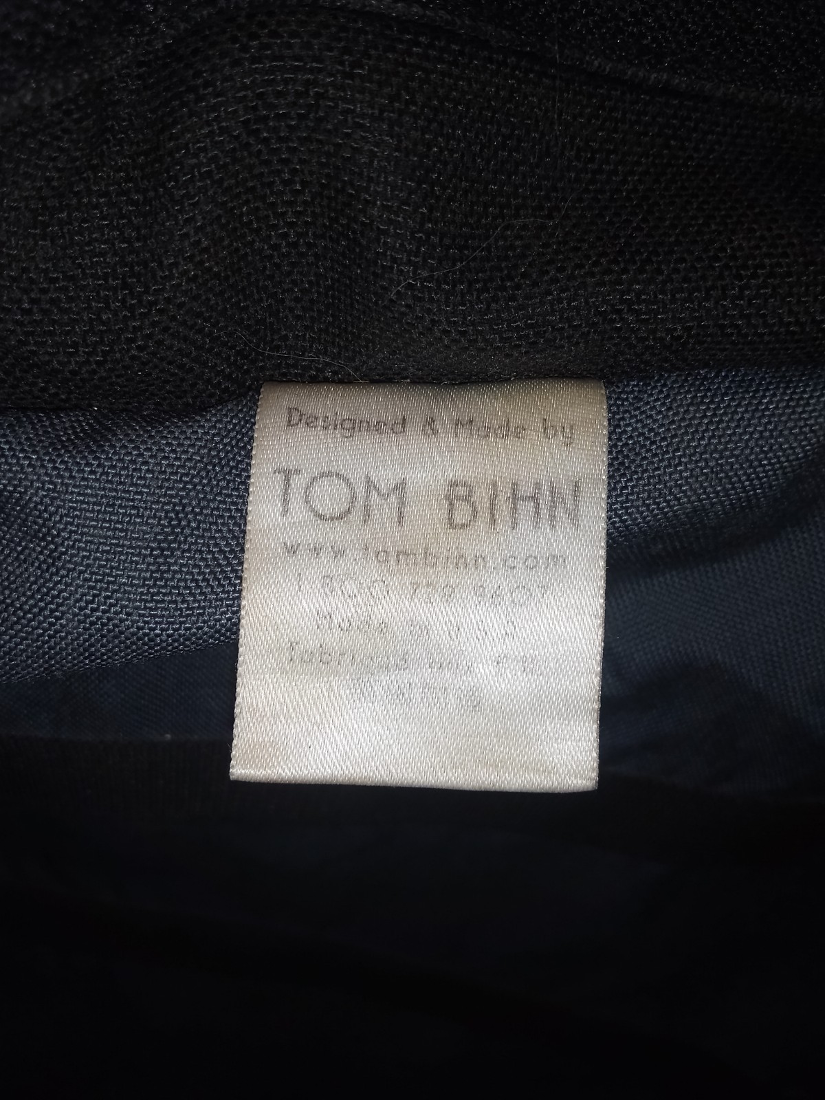 Tom Bihn VTG- Rare,Black Backpack With Laptop Sleeve – Excellent See Photos