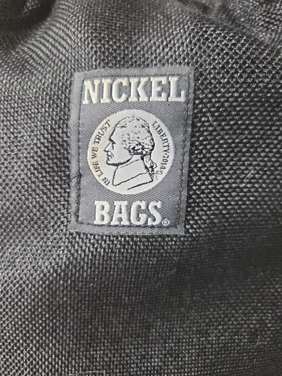 Nickel Bags Padded Drawstring Duffle Tube Sling Bag Velour Interior 19 In Black