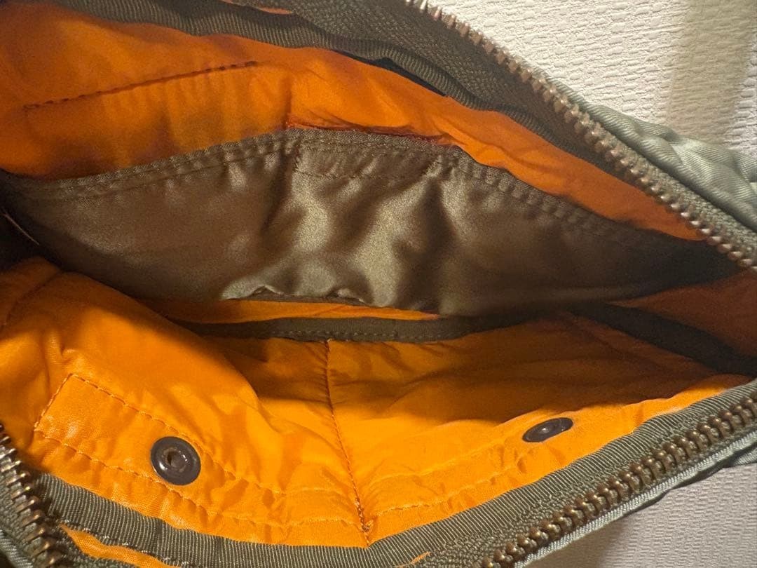 PORTER Tanker Yoshida Kaban Small Shoulder Bag Khaki Sage Green