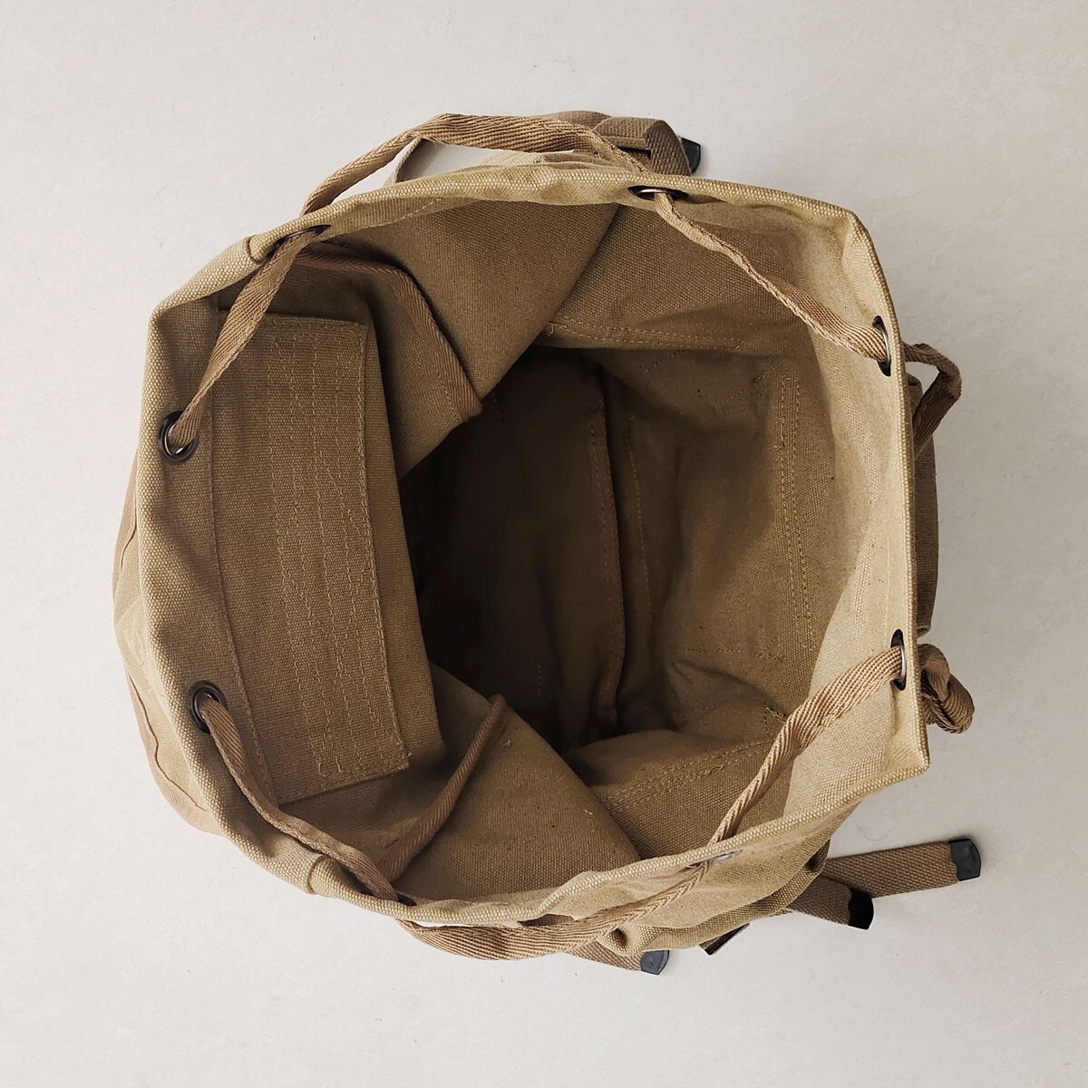 Vietnam War US Army Field Bag Pack Canvas Rucksack Knapsack Men’s Bag