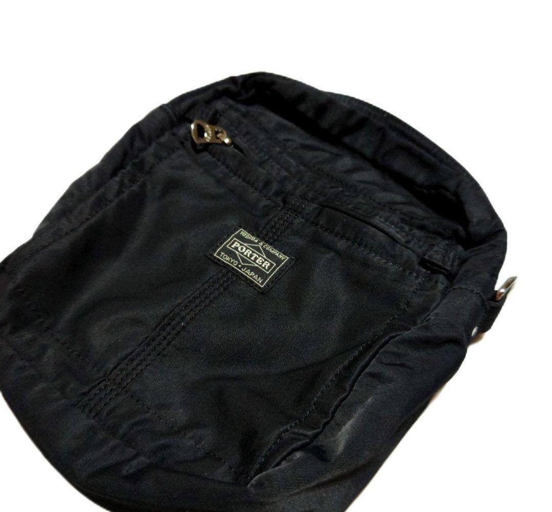 PORTER Mile Mini Shoulder Bag Nylon Cotton Twill Used Japan