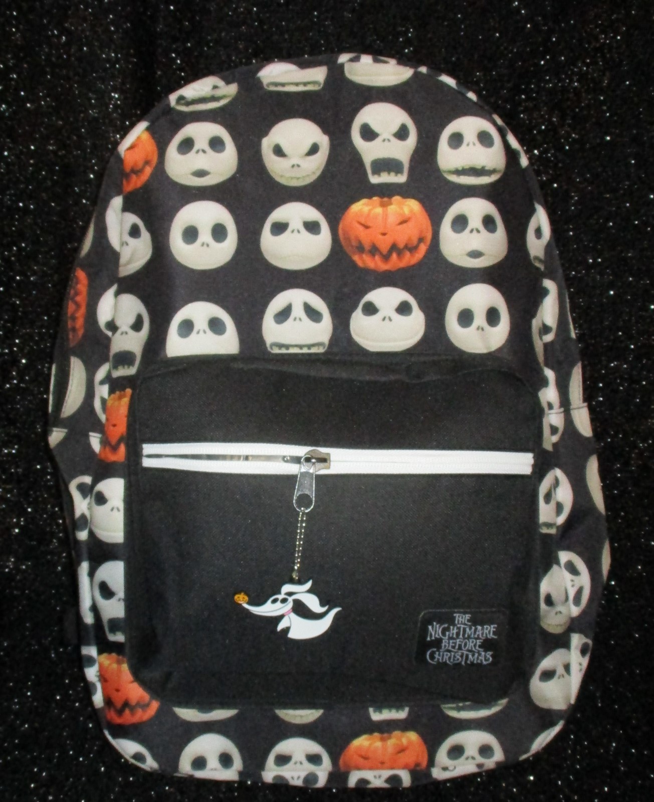 The Nightmare Before Christmas JACK O LANTERN Backpack Disney Free Ship
