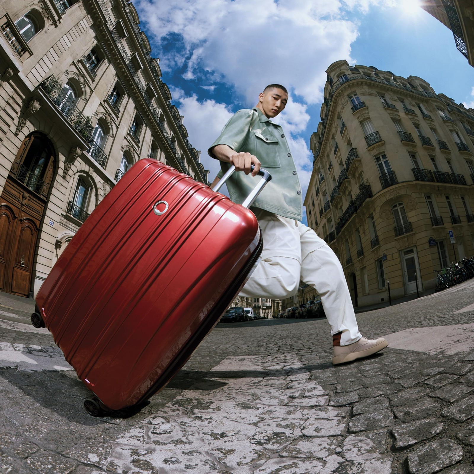 DELSEY Paris Helium Aero Hardside Expandable Luggage Spinner Wheels 29 Inch U8
