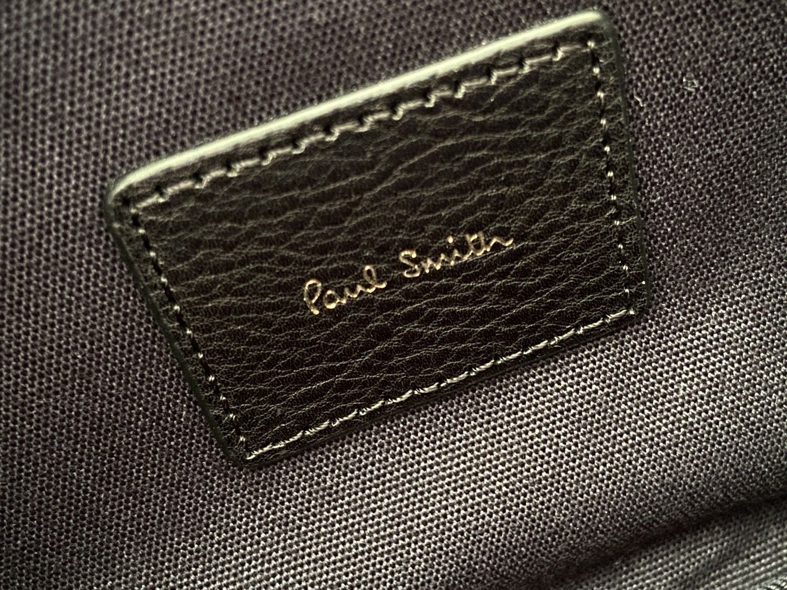 PAUL SMITH BLACK LEATHER DREAMER BUM BAG WAIST PACK RETAIL €590 BNWT