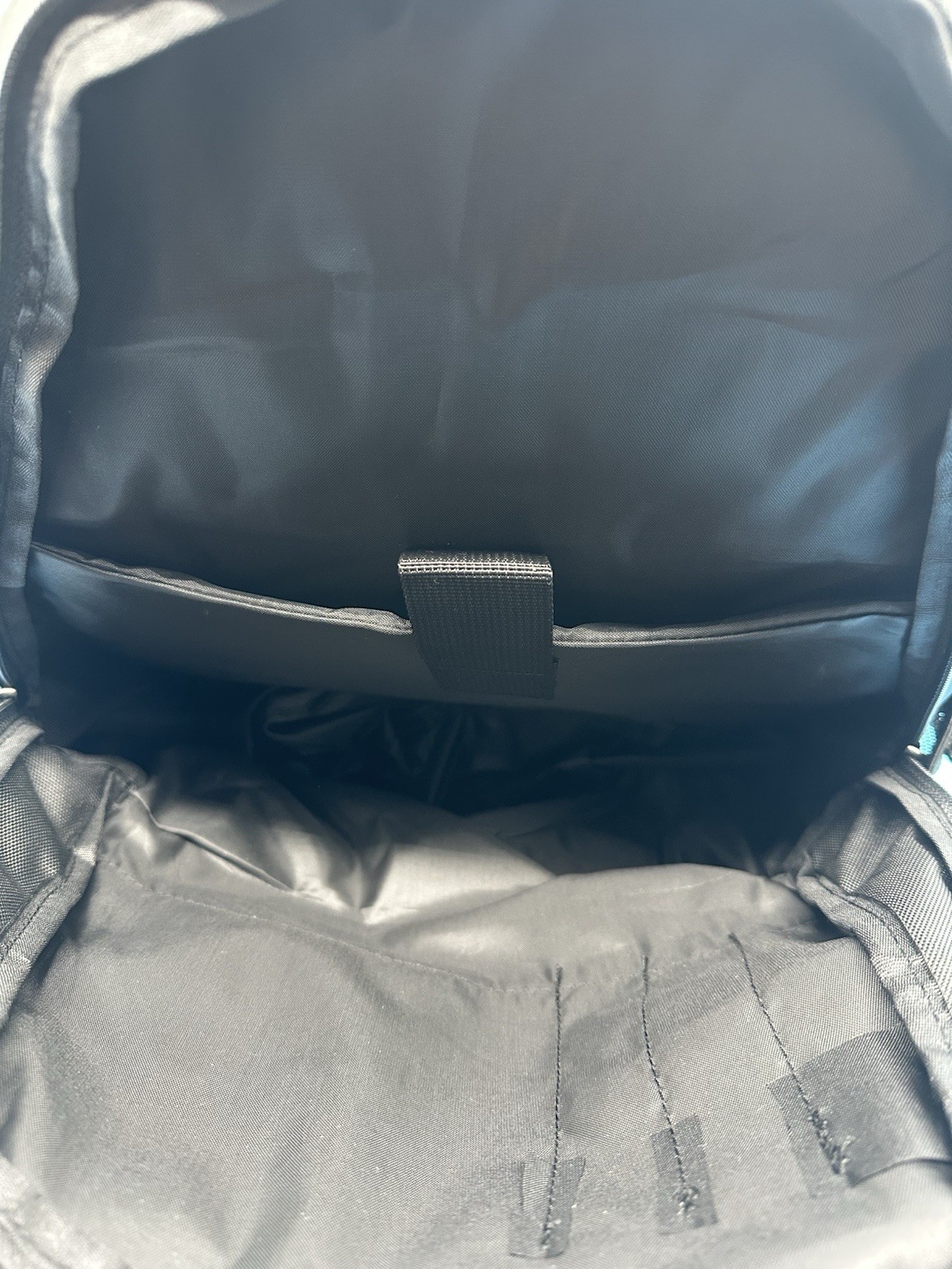 NOVUS Large Black Backpack Zip Closure with Inner & Outer Pockets Travel