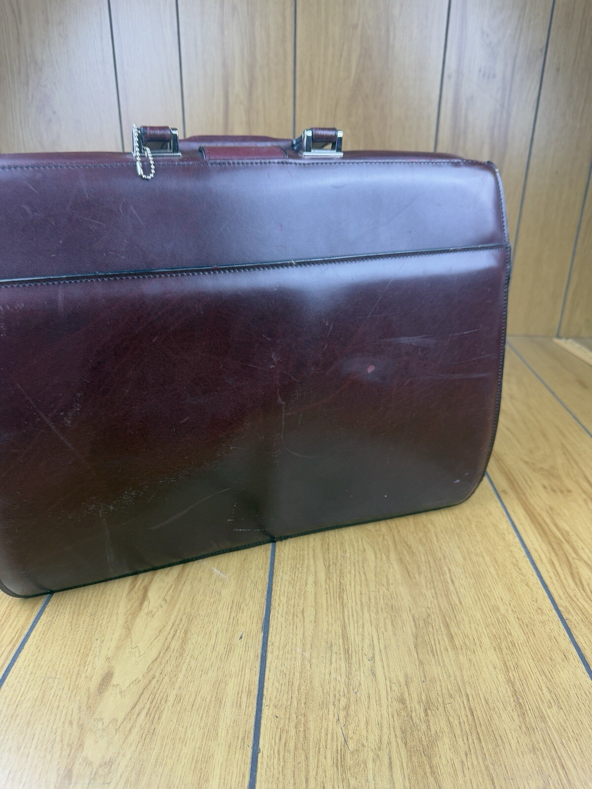 Jack Georges Elements Classic Leather Briefbag Briefcase Laptop Case With Lock