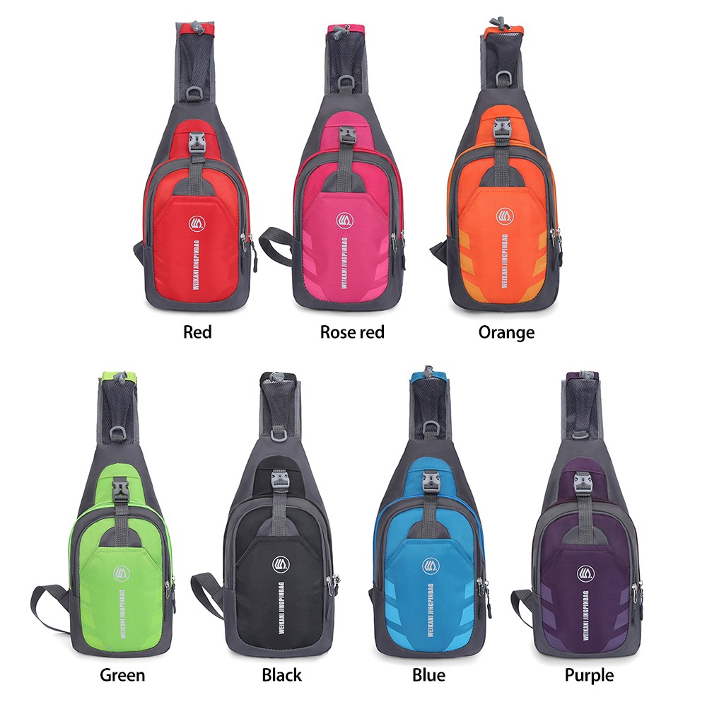 Sling Bag Chest Pack Causal Crossbody Shoulder Bag Travel Backpack Daypack LSGI