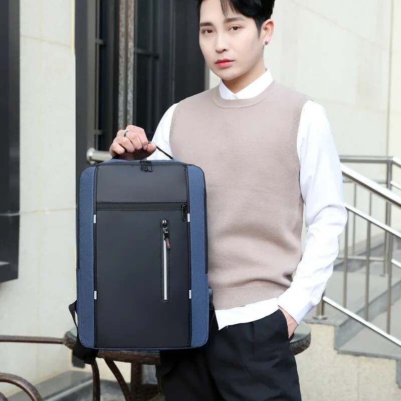 Business Backpack Waterproof, Men USB 15.6 Inch Laptop, school Backpack .