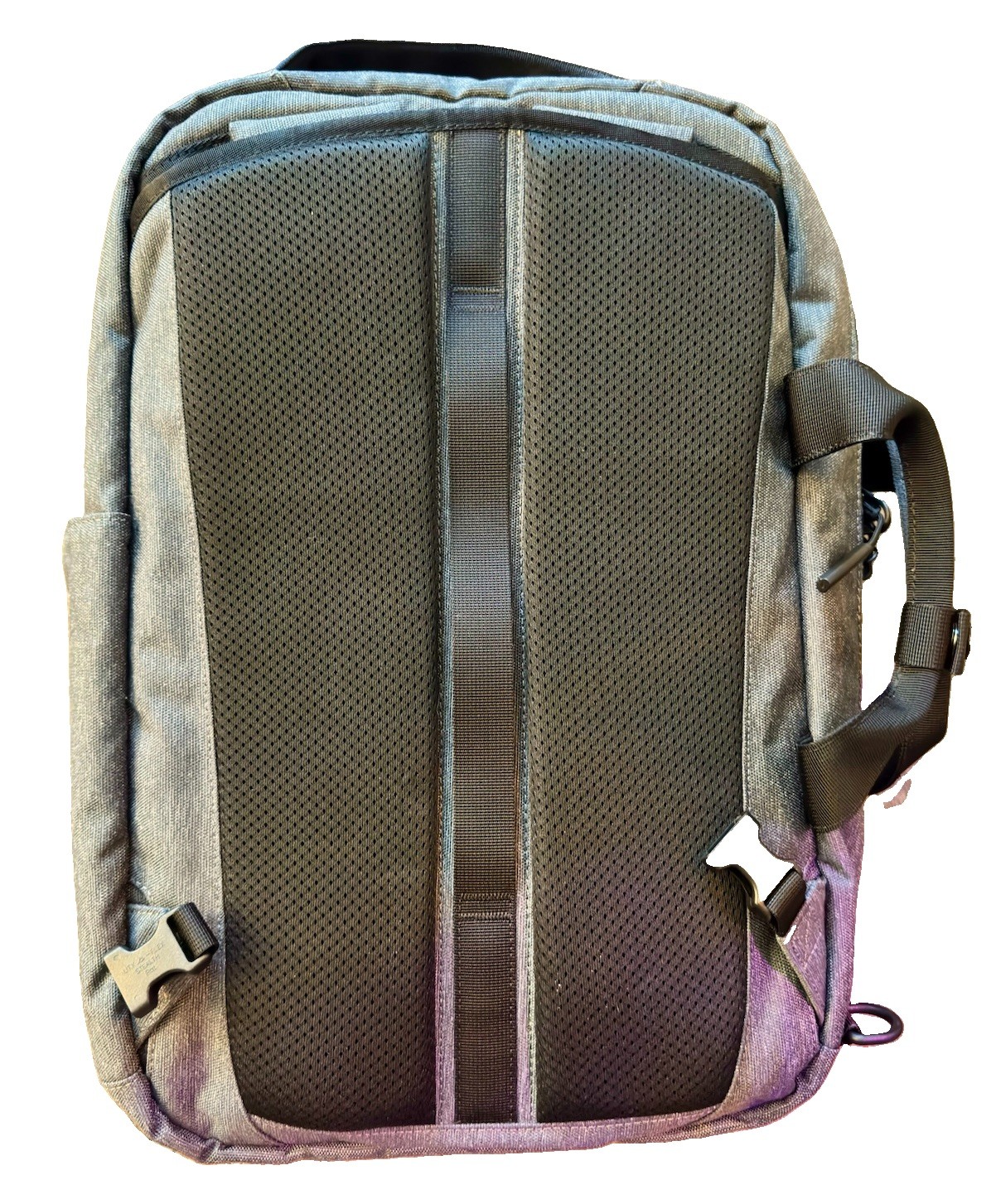 Aer Flight Pack 3 Gray Cordura Nylon 3-Way Backpack Duffel Briefcase Unisex