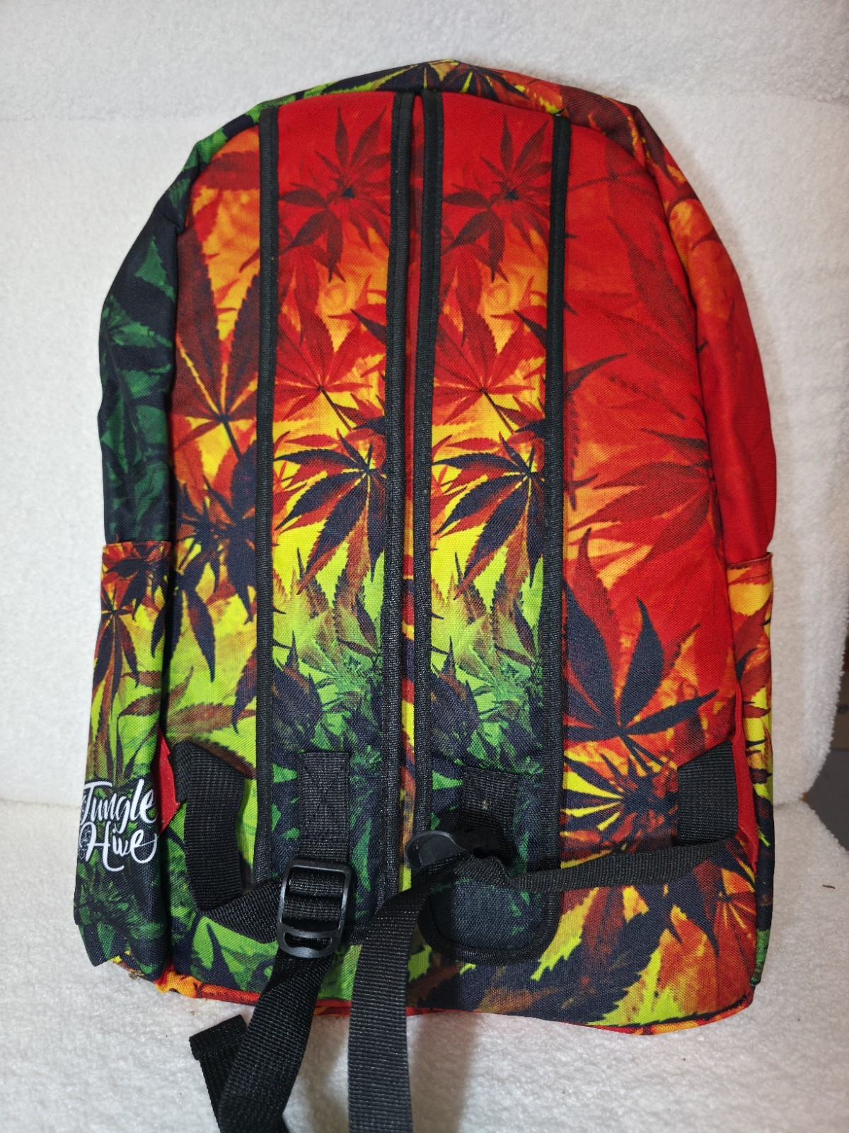 NWT Jungle Hive Rasta Backpack Vibrant Colors, Smell Proof.
