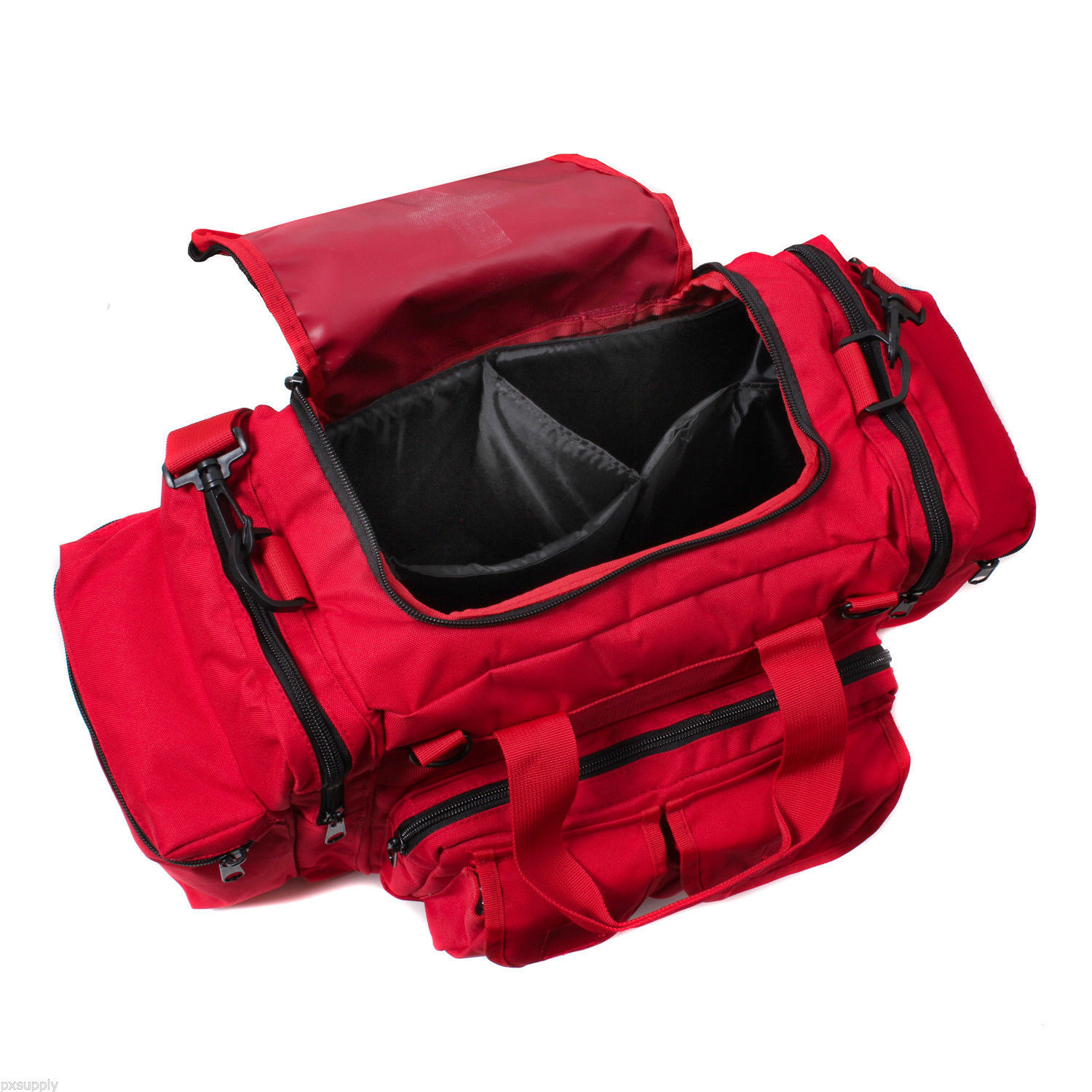 2659 ROTHCO RED AND WHITE E.M.S RESCUE BAG EMT EMERGENCY BAG EMS EMT BAG RED