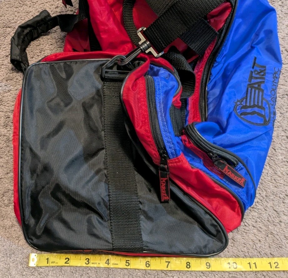 Vintage Marker Team USA Olympics Red / Blue Duffle Bag