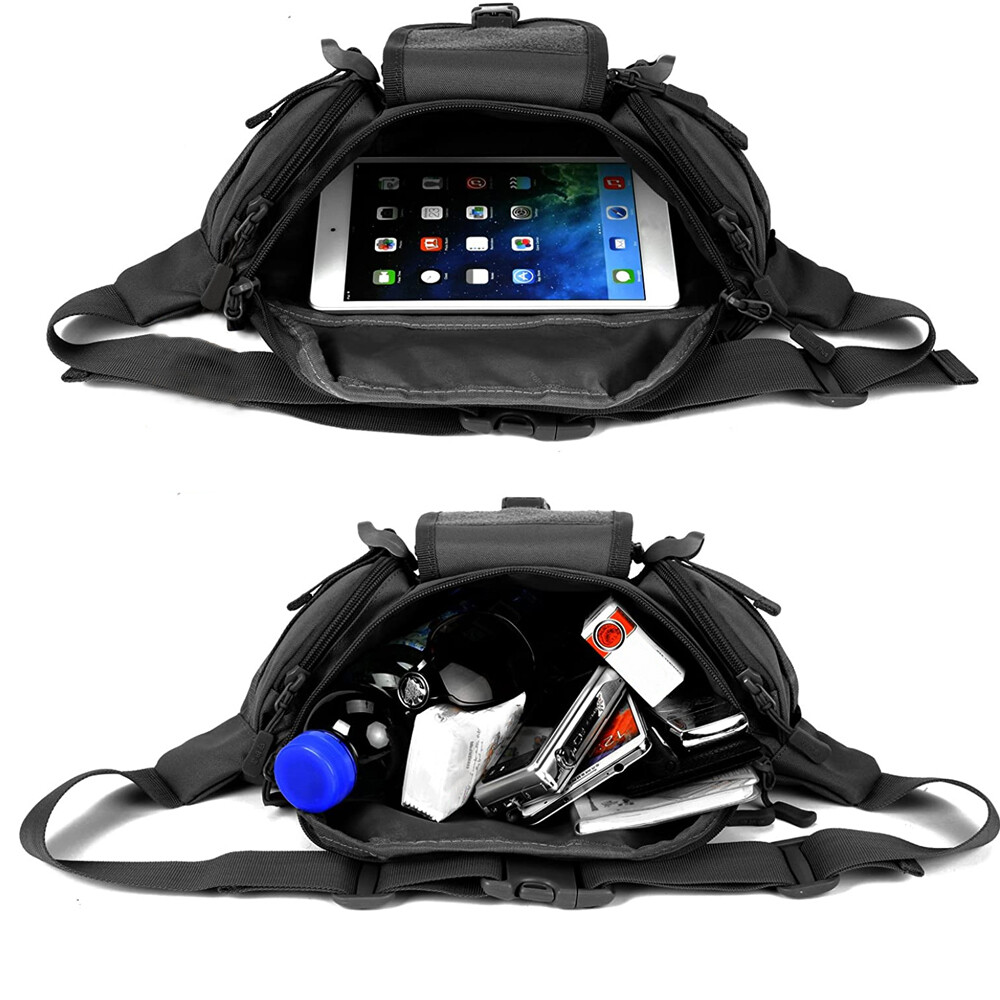 Tactical Carry Concealed Gun Holster Bag Fanny Pack Holster Pistol for Hiking