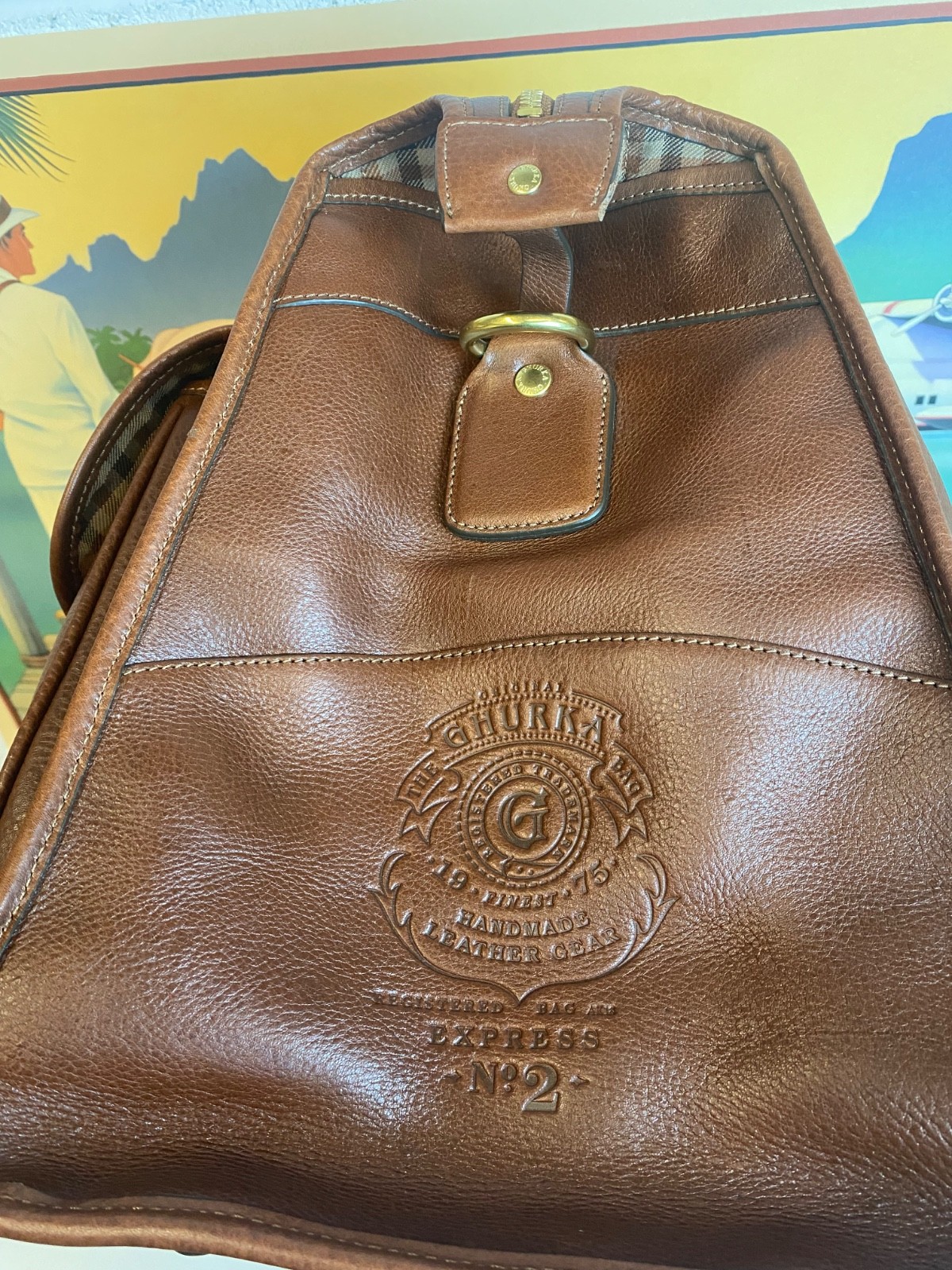 Ghurka Original Collection No. 2 Express Vintage Leather Carry-On Travel Bag