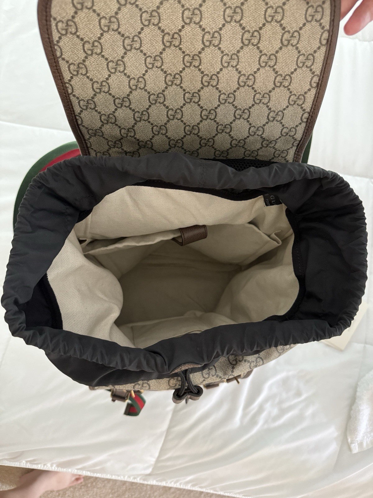 Gucci Dragon Backpack GG Supreme 2018