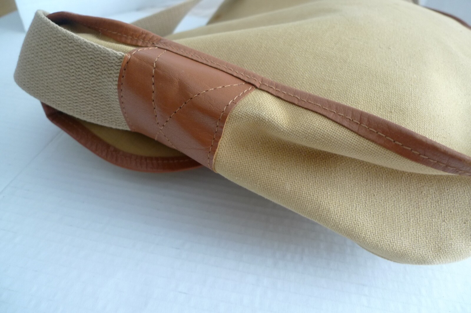 LIDDESDALE – COTTON CANVAS BAG & LINER- MEDIUM SIZE-TARAS STYLE-MADE @ SCOTLAND