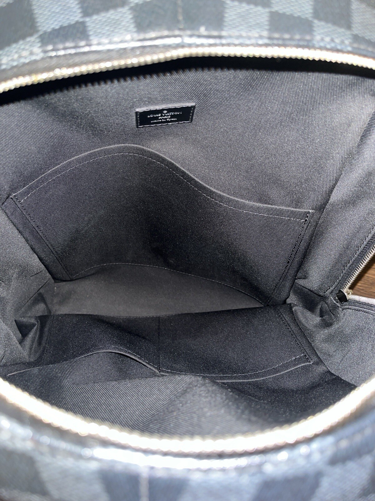 Louis Vuitton Campus Backpack Limited Edition Damier Graphite 3D Black N50009