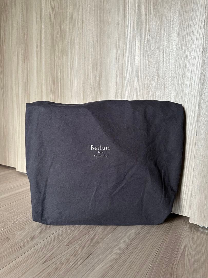 Custom 1 Million Berluti Vitello Fiore Leather Tote Bag Limited Edition Blue