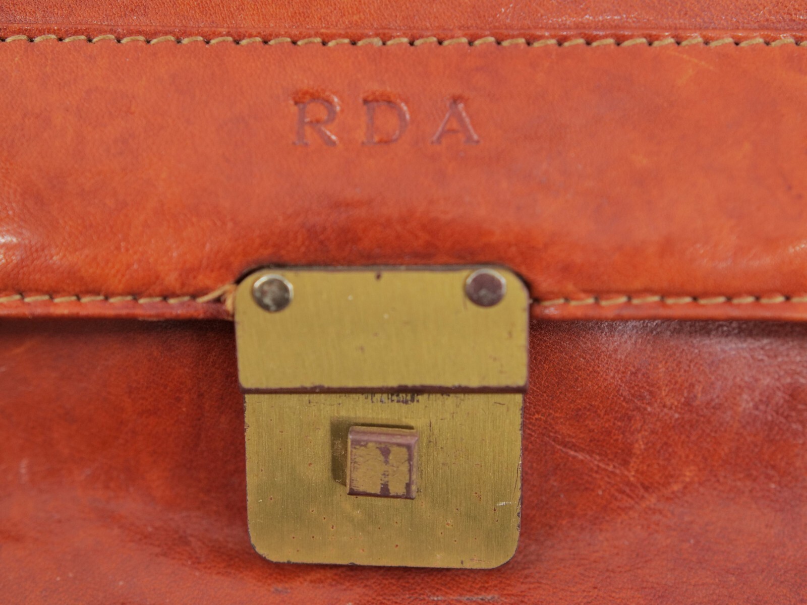 Vintage Adpel Italian Leather Briefcase Messenger Laptop Bag