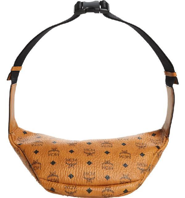 [MMZ8AVE56CO001] MCM Stark Studded Print Belt Bag