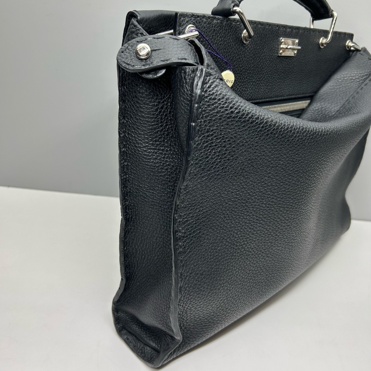 Fendi Pre-Owned Authentic Peekaboo Briefcase Black 36x27x5cm
