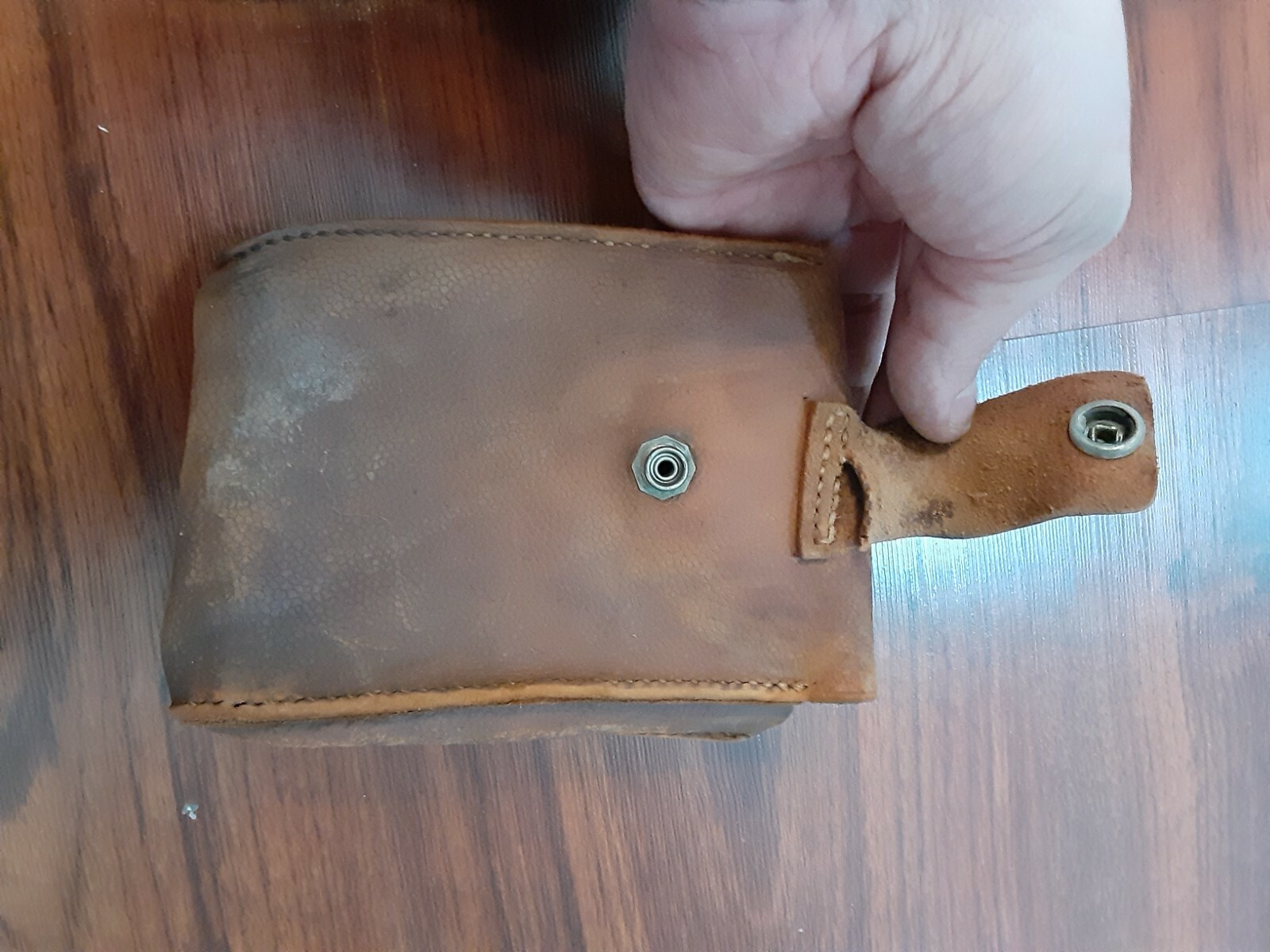 Rare Vintage USPS 1964 Byron U.S MAIL Mr Zip Postal Leather Carrier Bag w/ Pouch