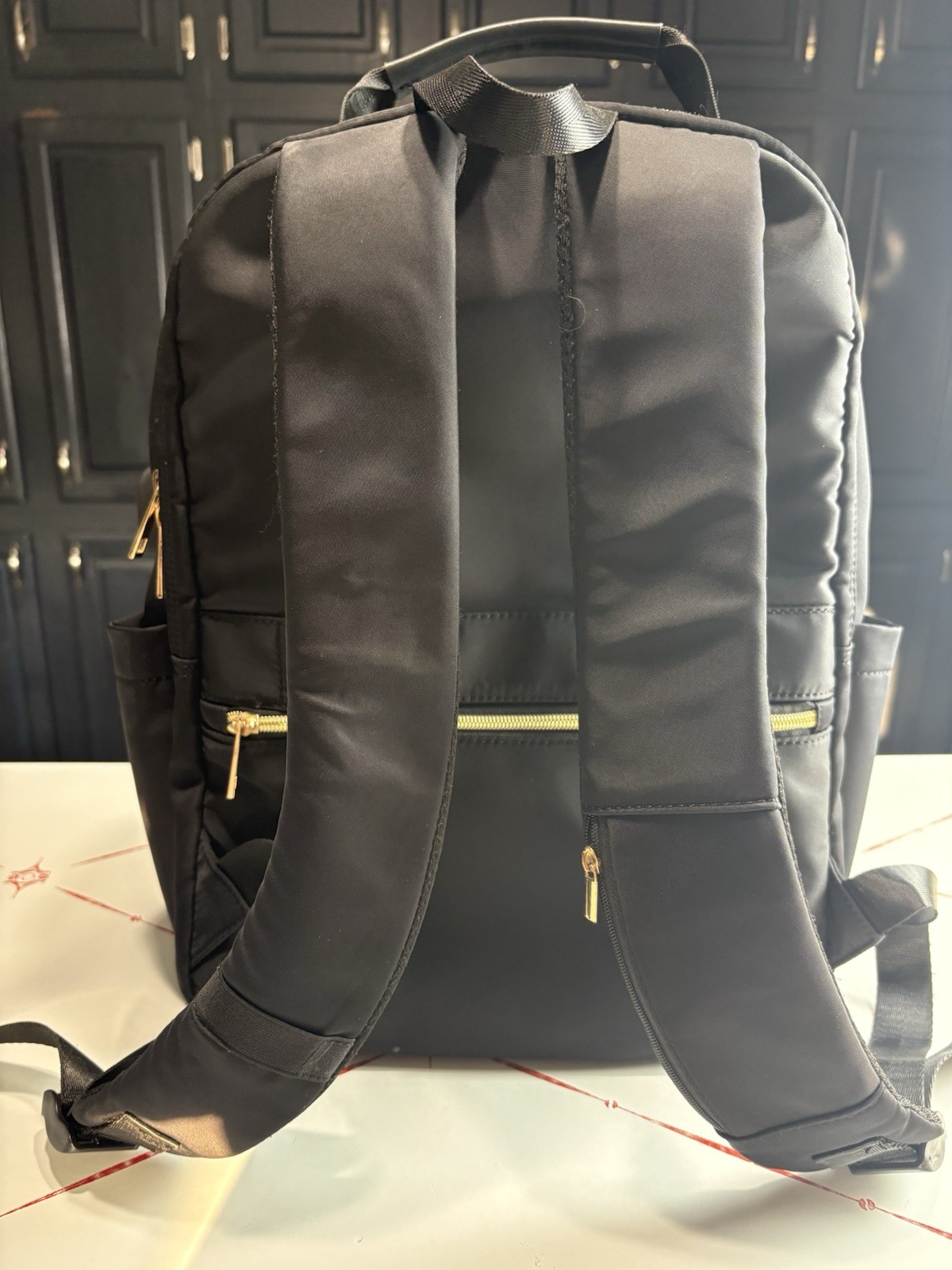 Modoker 15.6 Inch Laptop Backpack for Women, Quilted Work Backpack for Women