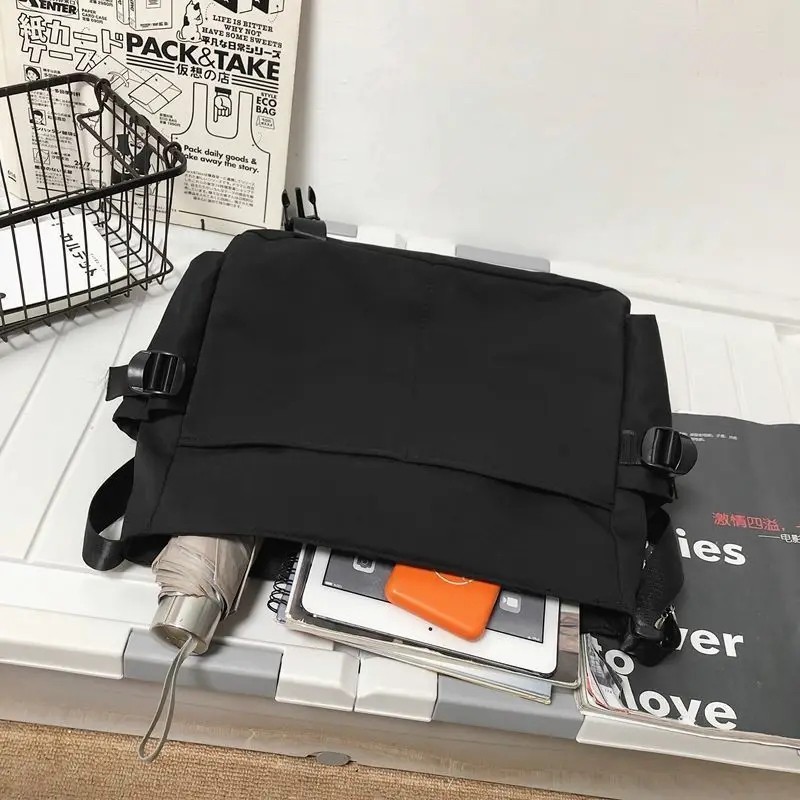 Business Shoulder Bag Canvas Crossbody Bags for Men Trending Handbags Daily Use