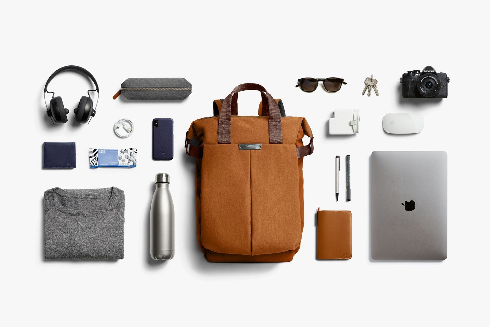 Bellroy Tokyo Totepack Bronze 20L Backpack Laptop Tote Bag BNWT RRP $289