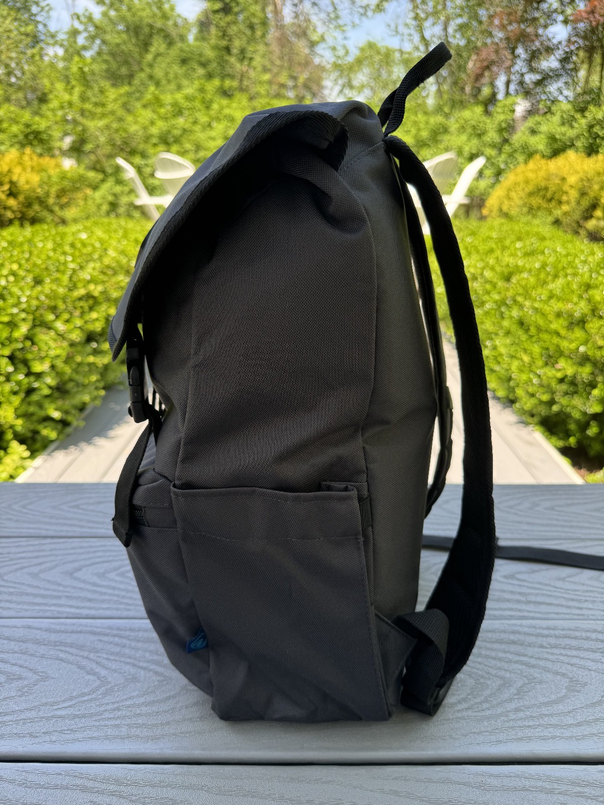 NEW LEEDS REPREVE EVERYDAY BLACK RECYCLE OCEAN PLASTIC 15″ COMPUTER BACKPACK BAG