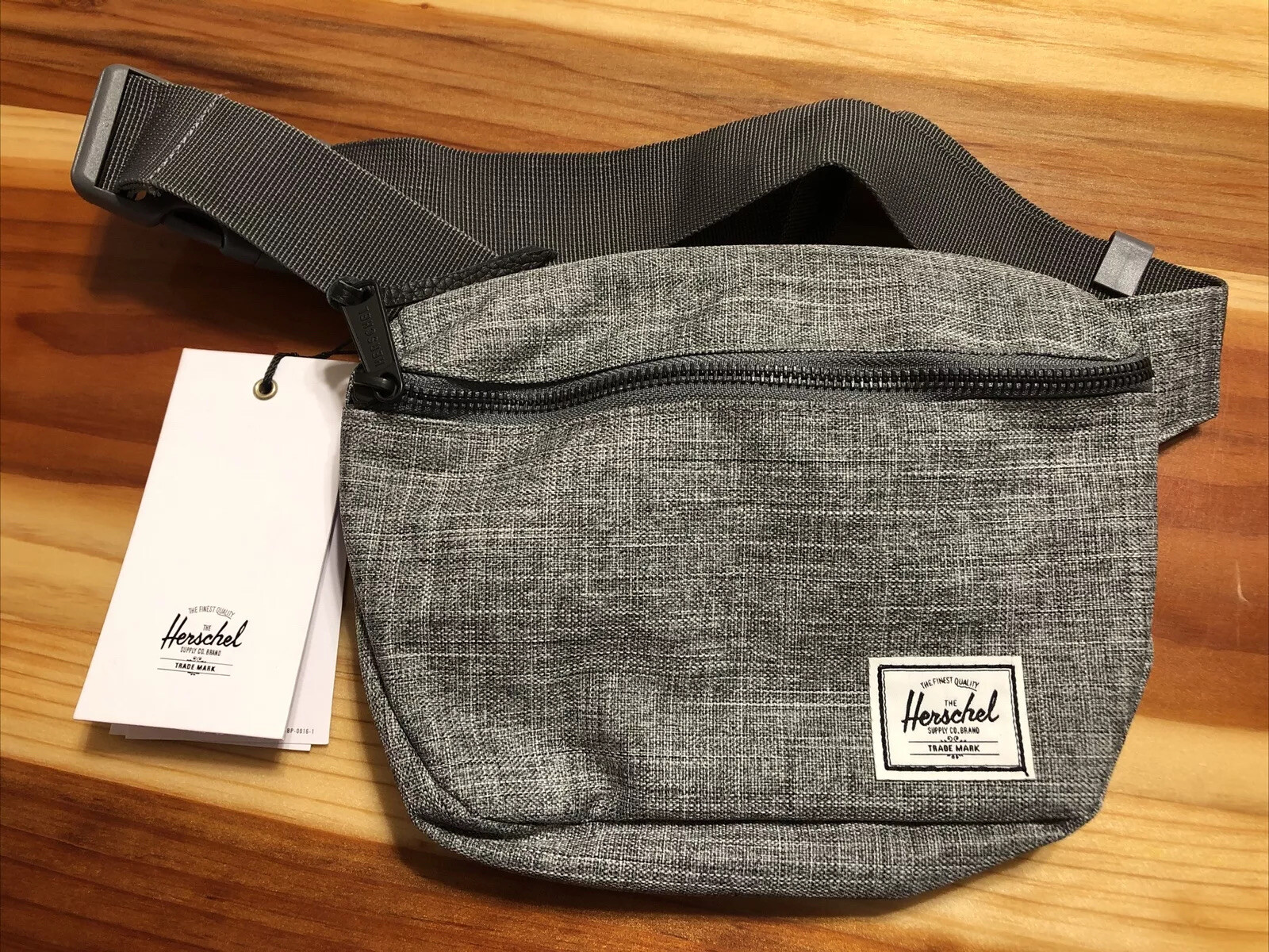 Herschel Fifteen Waist Fanny Pack Grey White Raven X Brand New W/Tags