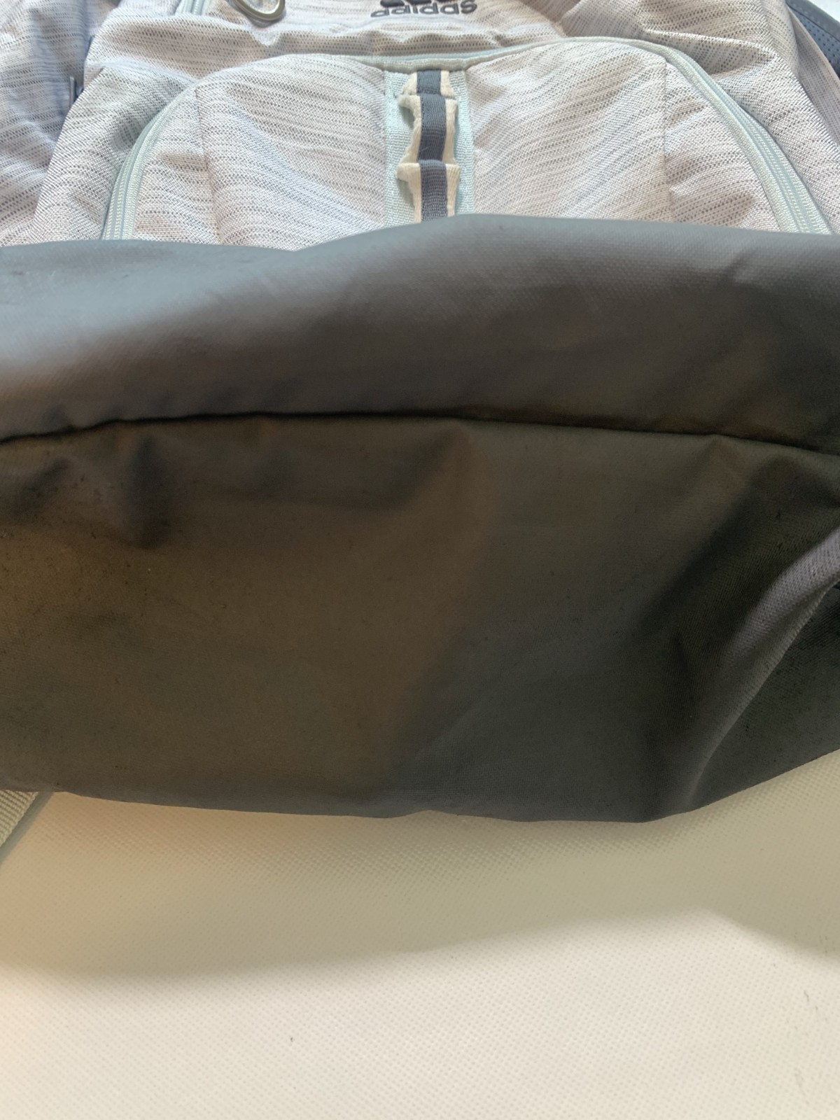 GOOD Adidas Backpack with Laptop Sleeve Pocket, 21 in x 16 in Gray, Oxford Cloth