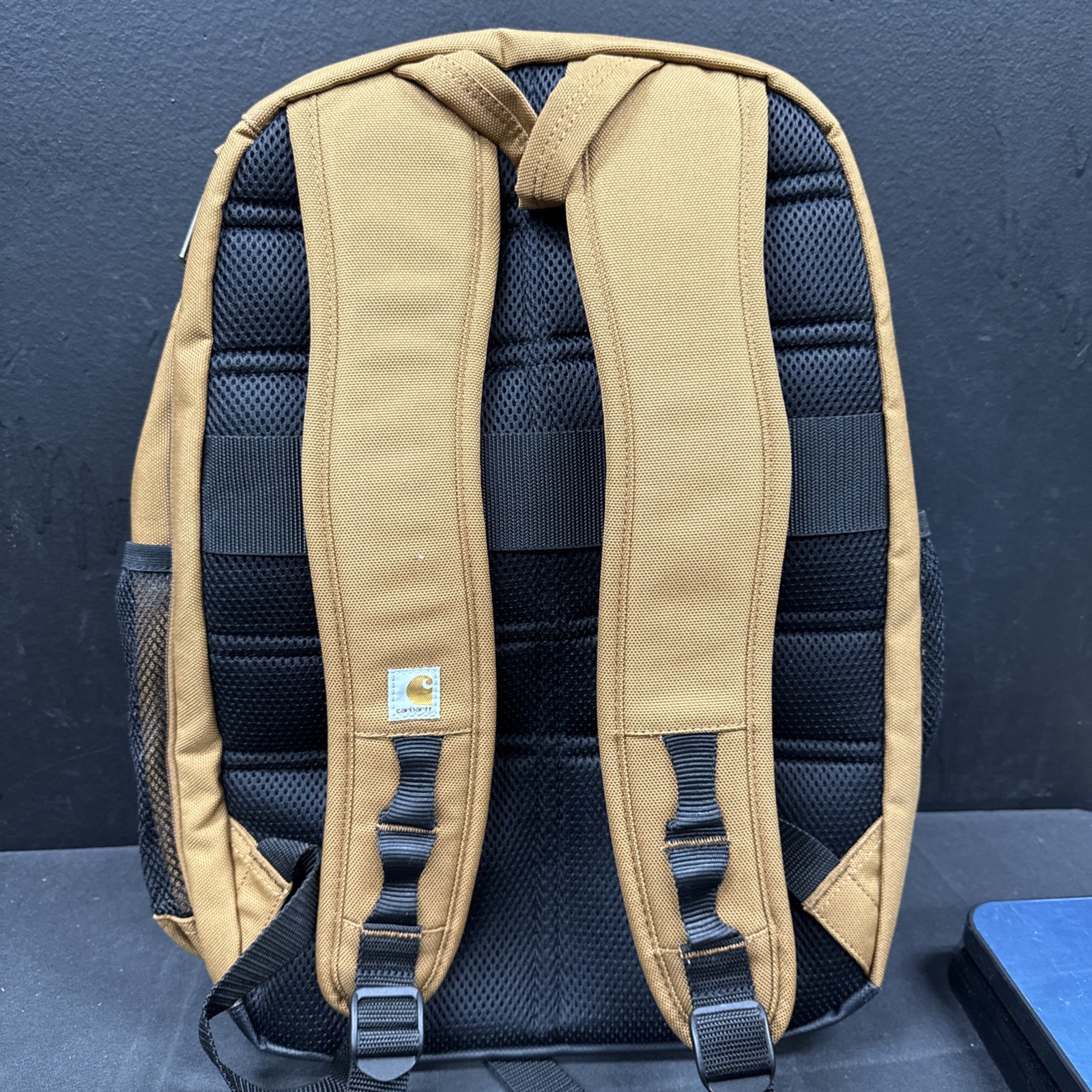 Carhartt 28L Dual-Compartment Backpack, Durable Pack w/ Laptop Sleeve, Brown