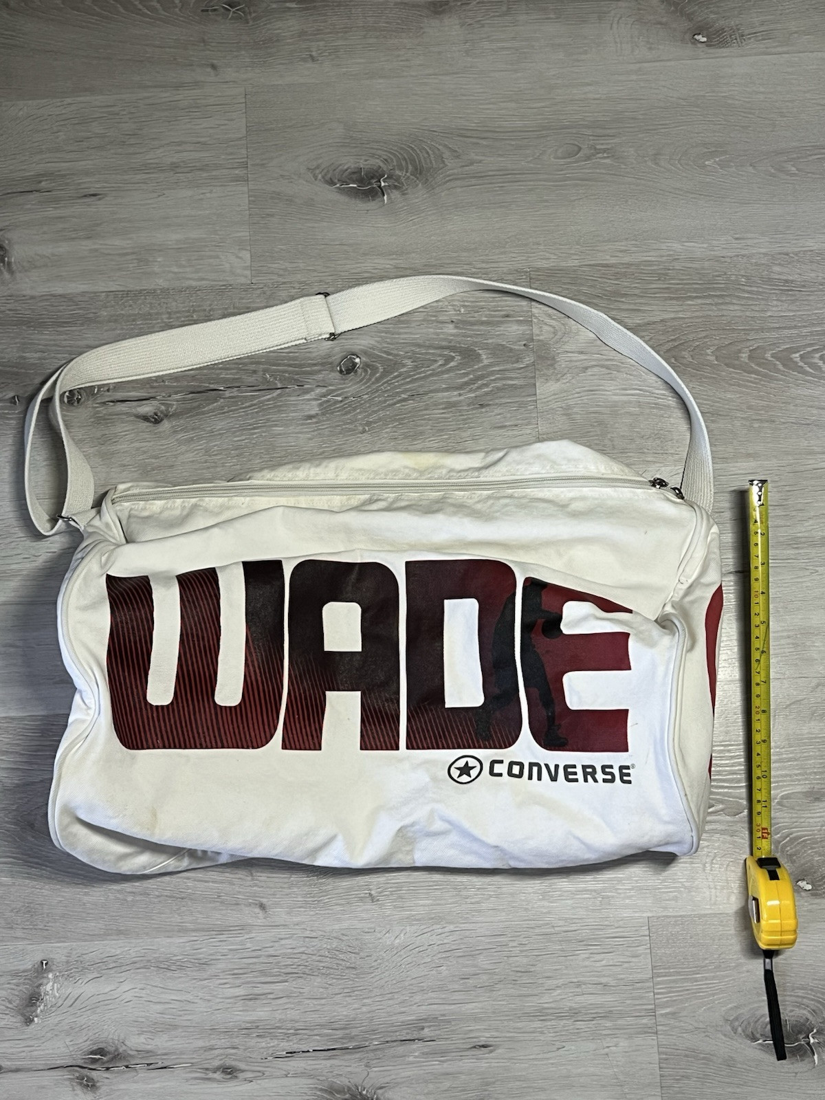 Vintage Converse All Star Dwayne Wade Large Duffle Bag. Y2K Promo Friends & Fam
