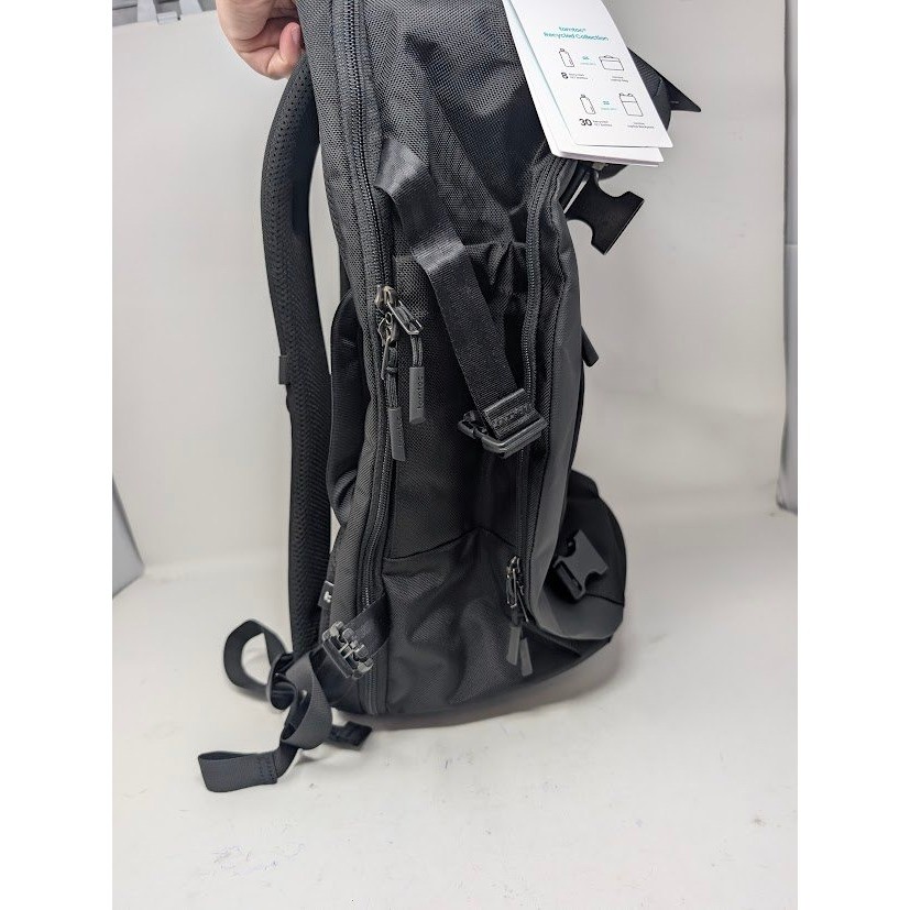 Tomtoc Recycled Collection Tech Laptop Backpack Matte Black NWT